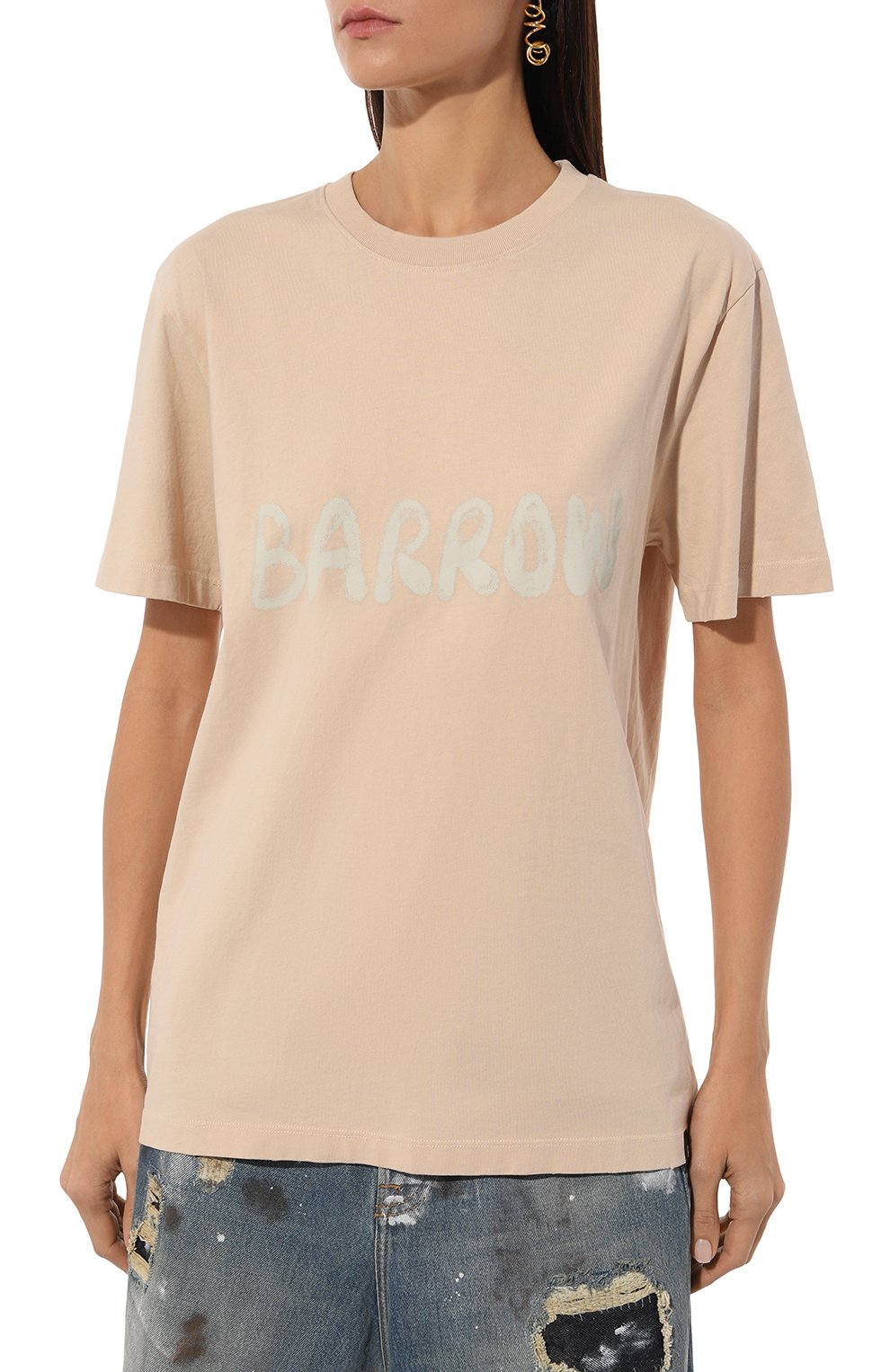 Хлопковая футболка BARROW, арт. F4BWW0TH065, фото 3