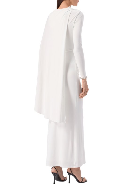 Платье из вискозы self-portrait RS26505XW Белый  RS26505XW Фото 3