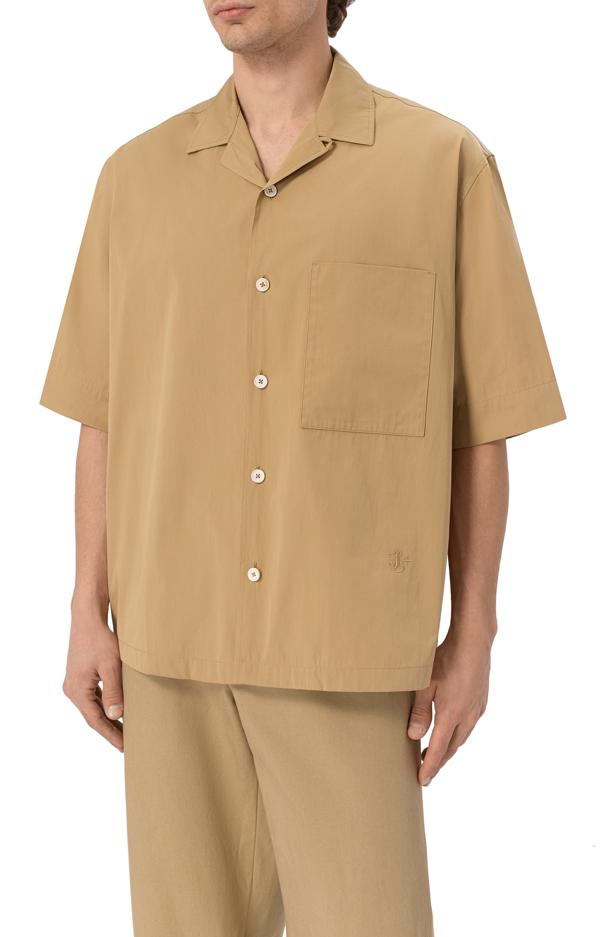 Хлопковая рубашка JIL SANDER, арт. J47DL0166/J45292, фото 3