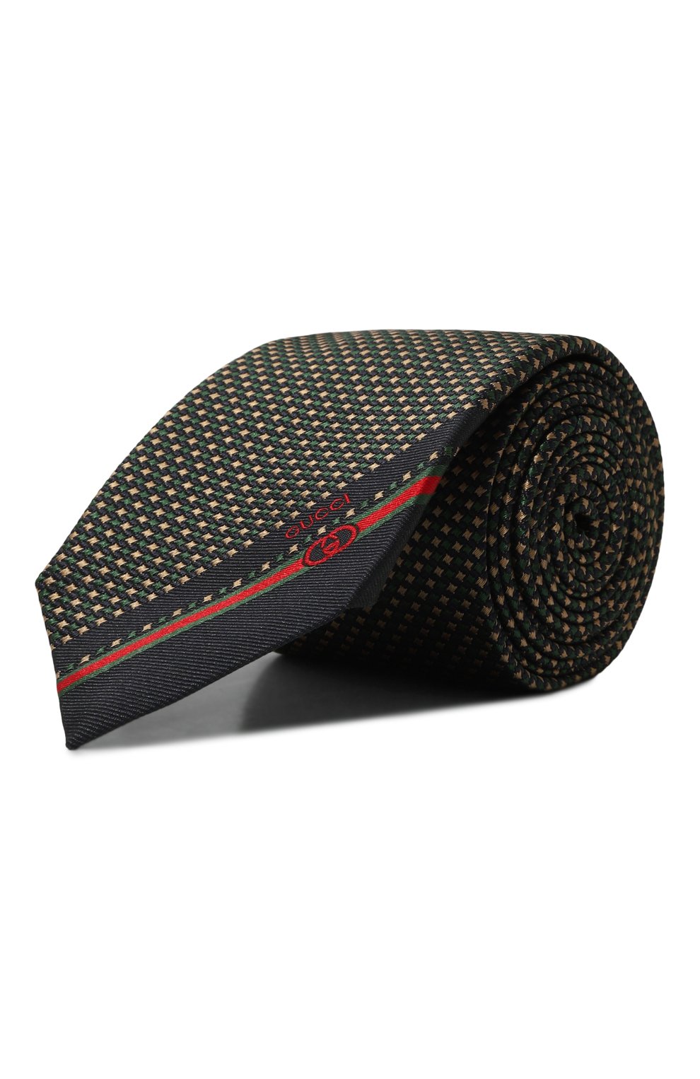 Шелковый галстук GUCCI, арт. 714694/4EAAW, фото 1