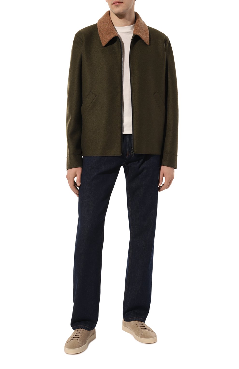 Замшевые кеды BLU BARRETT бежевого цвета по цене 49100 руб., арт. CLI0-12287.15, фото 2 Замшевые кеды BLU BARRETT, арт. CLI0-12287.15, фото 2