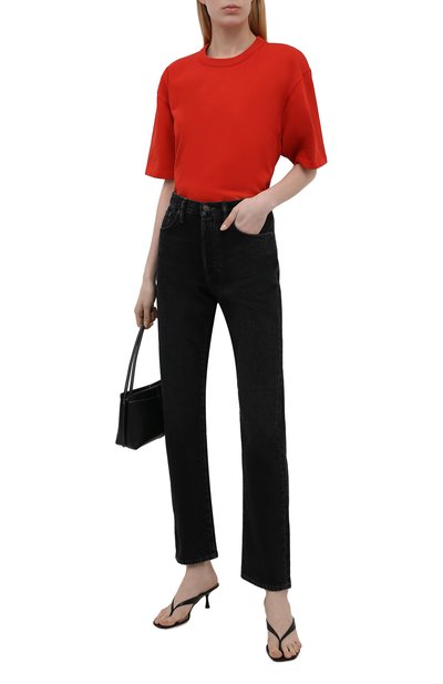 Хлопковая футболка HERON PRESTON FOR CALVIN KLEIN красного цвета по цене 12100 руб., арт. K10K108252, фото 2 Хлопковая футболка HERON PRESTON FOR CALVIN KLEIN, арт. K10K108252, фото 2