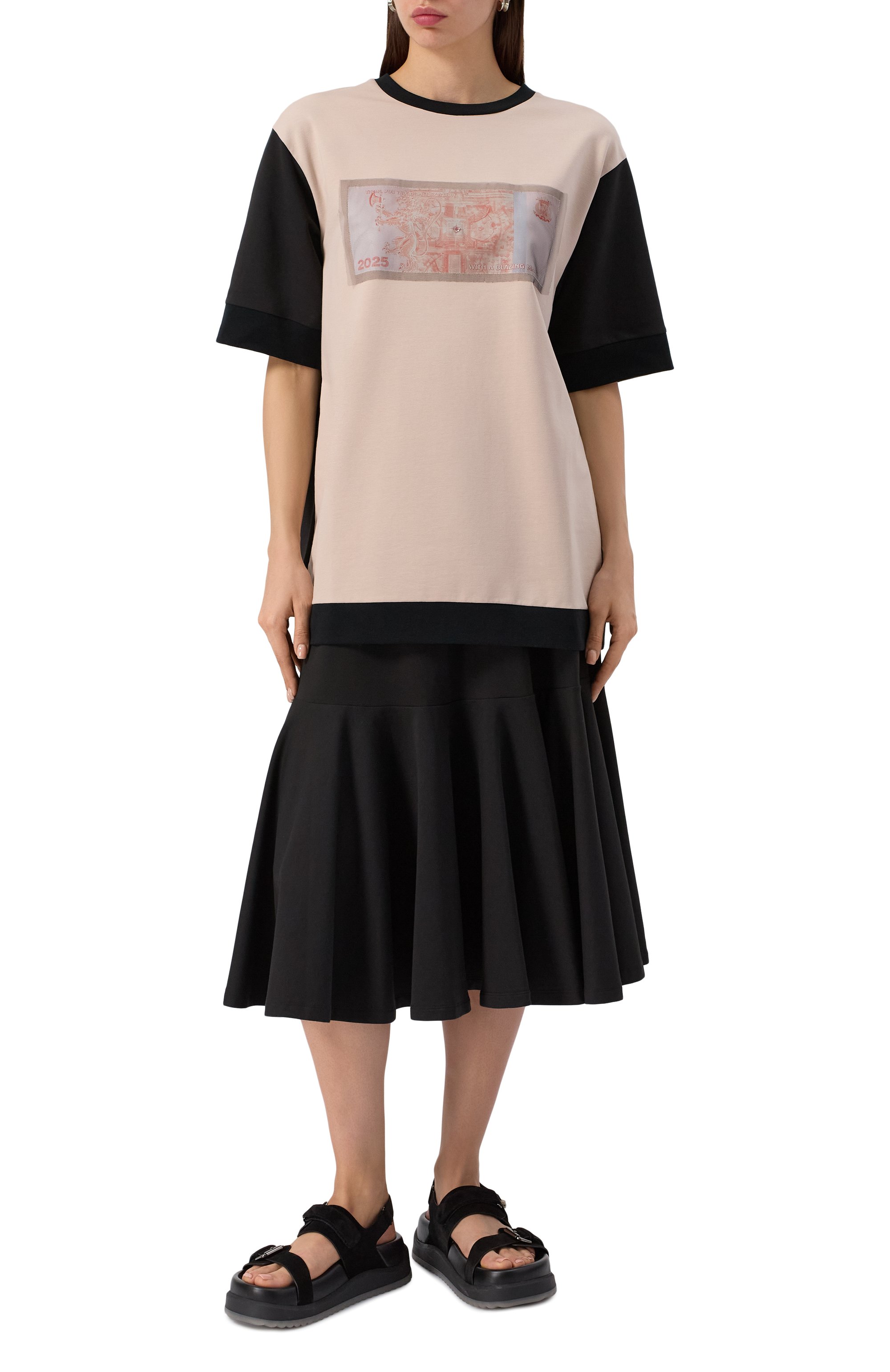 Хлопковая футболка MIDGARD PARIS, арт. TT9CN-OS-BJ, фото 2