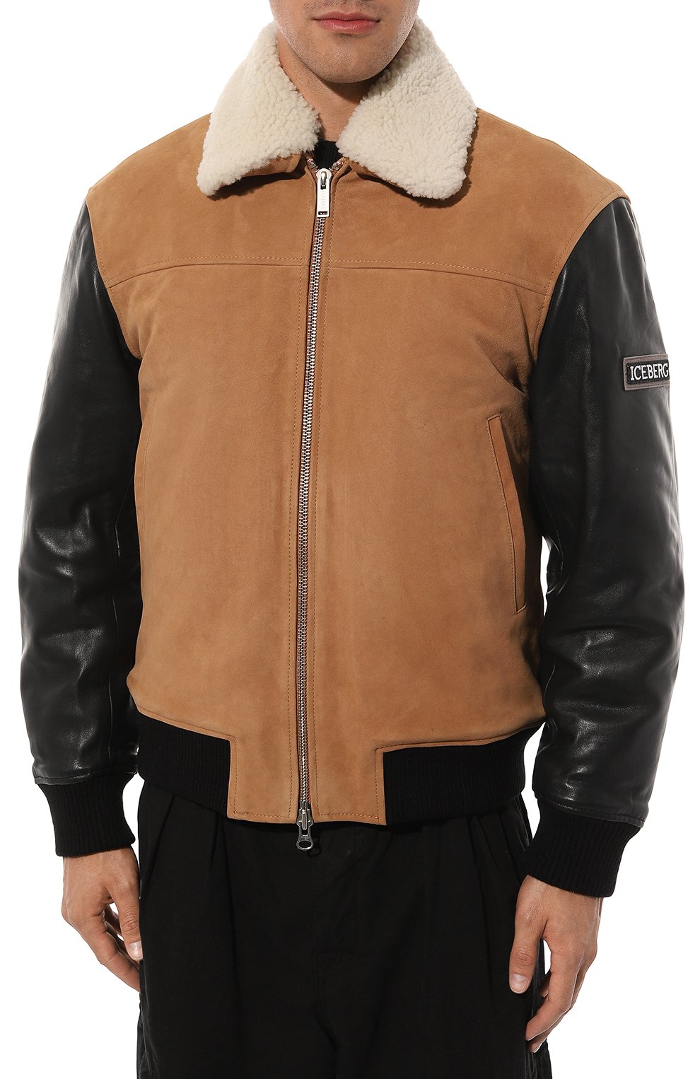 Кожаный бомбер ICEBERG, арт. Z031/6803, фото 3