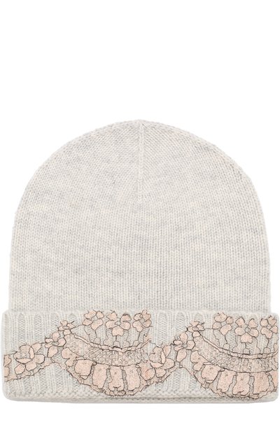 Кашемировая шапка бини с кружевной отделкой VINTAGE SHADES, арт. 13157A, фото 1