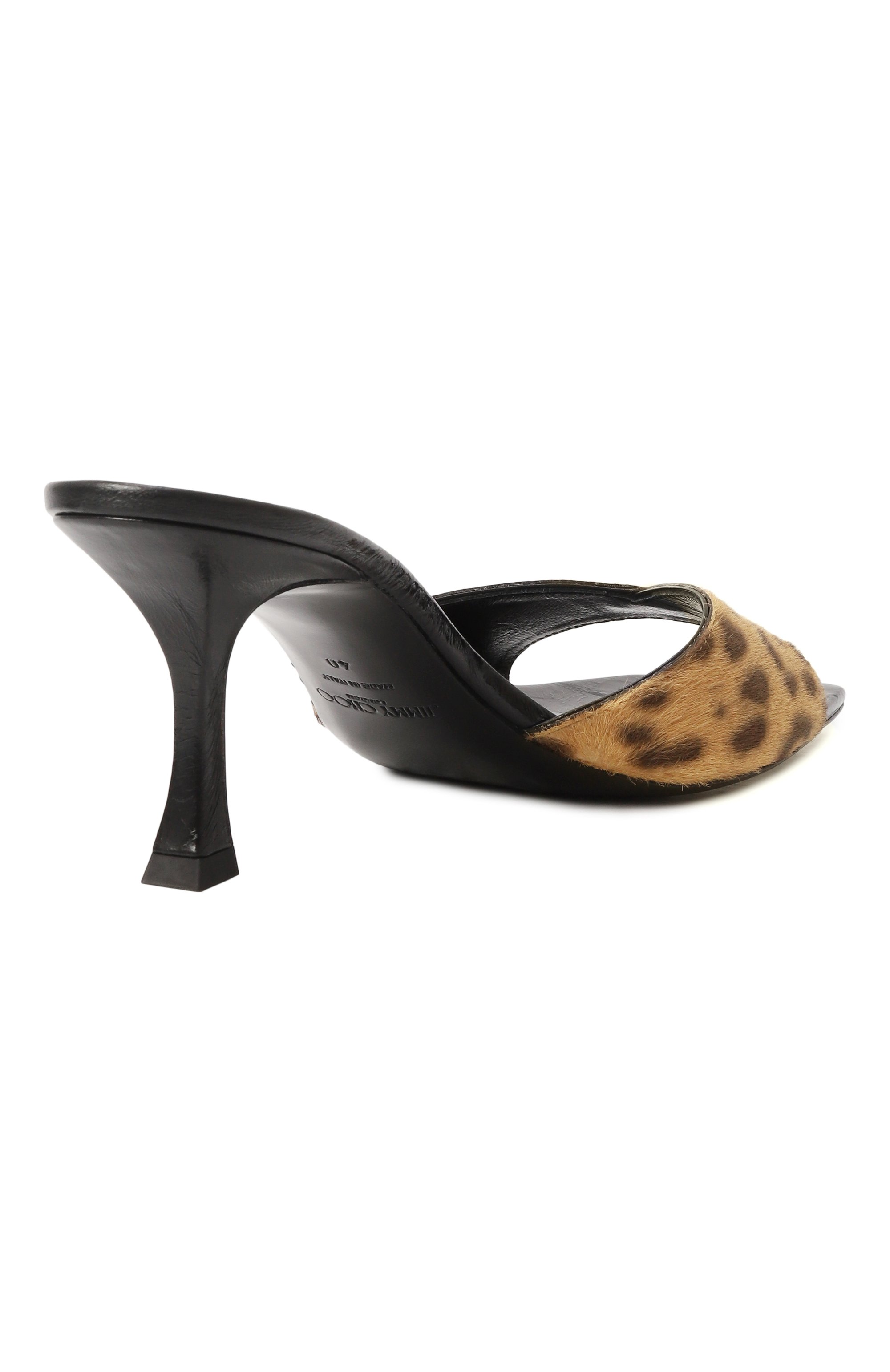 Кожаные мюли skye 70 JIMMY CHOO, арт. SKYE 70/L0P, фото 5