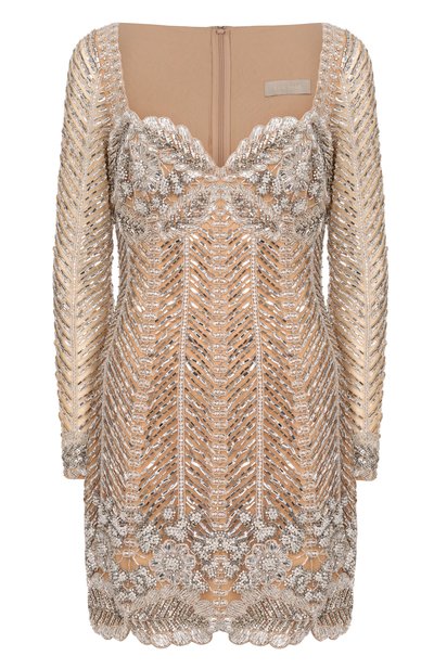 Платье с отделкой стразами и бисером ELIE SAAB, арт. D0930NF25/BE043, фото 1