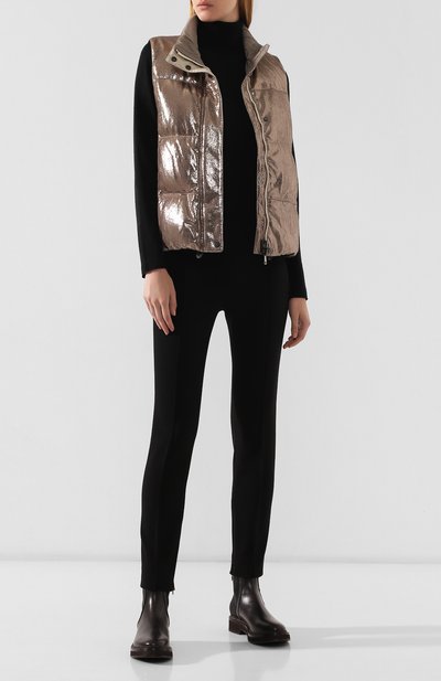 Кожаный жилет BRUNELLO CUCINELLI, арт. MPMAY8923, фото 2