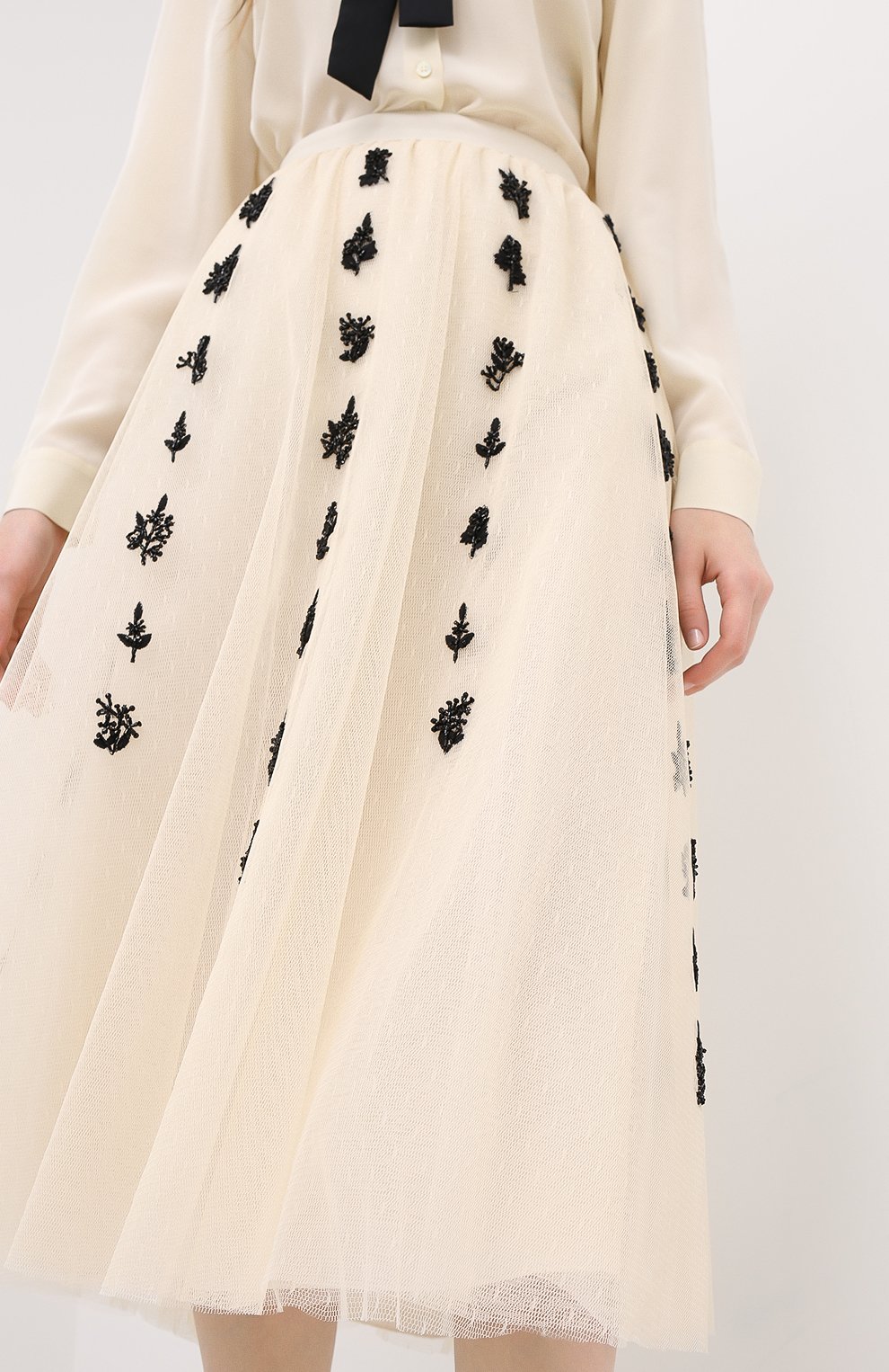 Юбка REDVALENTINO бежевого цвета по цене 97550 руб., арт. UR3RA01A/5BM, фото 3 Юбка REDVALENTINO, арт. UR3RA01A/5BM, фото 3