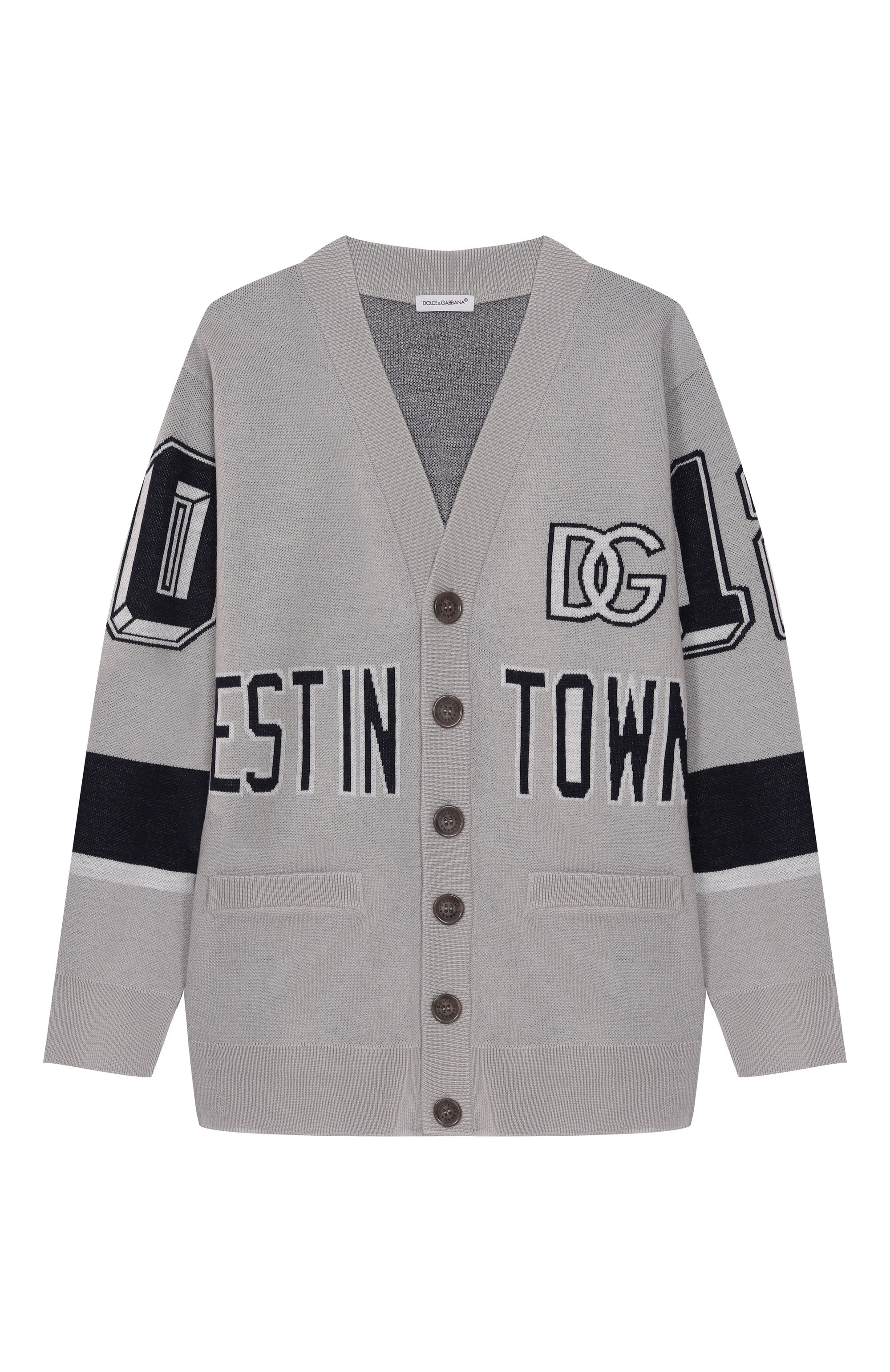Шерстяной кардиган DOLCE & GABBANA, арт. L4KWH0/JDVBB/8-12+, фото 1