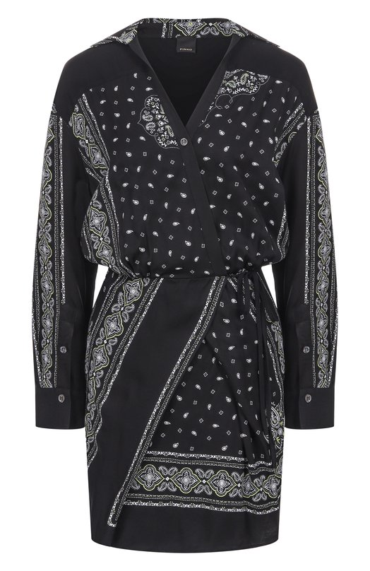 Платье из вискозы Pinko 104665/A2CK Чёрный 104665/A2CK