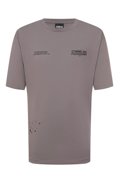 Мужская хлопковая футболка COMME DES FUCKDOWN, арт. CFABM01749