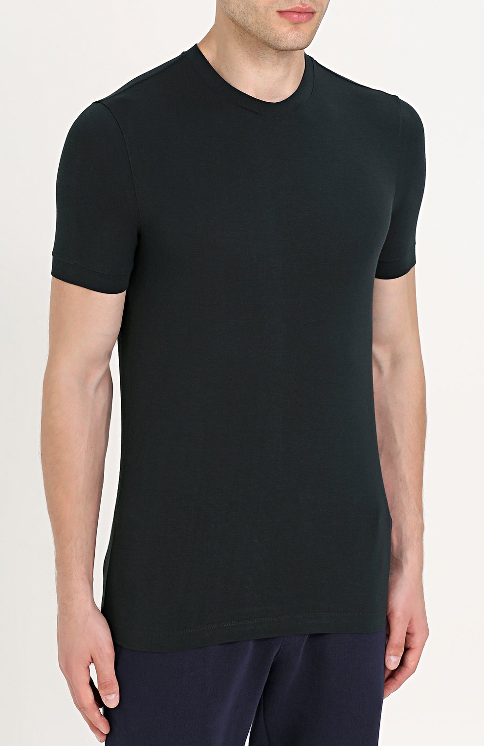 Футболка из вискозы с круглым вырезом GIORGIO ARMANI, арт. 6YST52/SJP4Z, фото 3