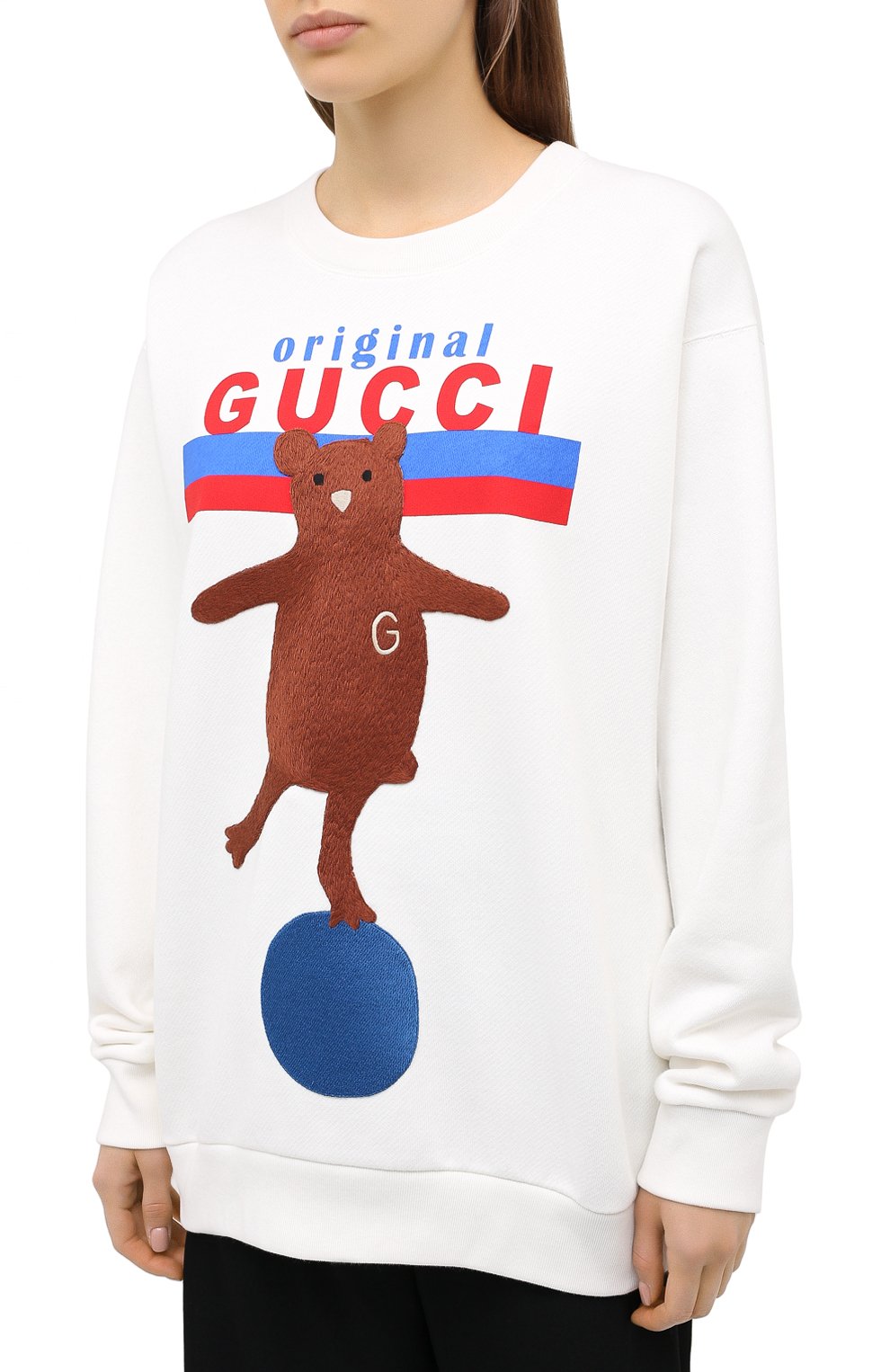 Хлопковый свитшот GUCCI, арт. 617964/XJCRV, фото 3