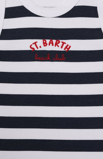Хлопковая майка MC2 SAINT BARTH, арт. STBK BLUE JR/BLUE002/02188F, фото 3