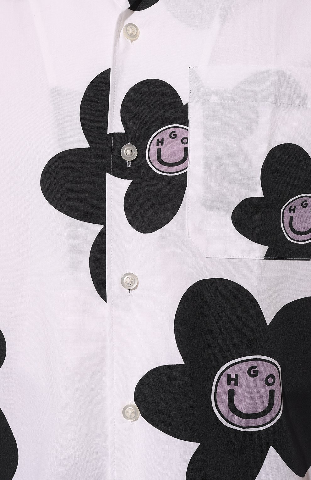 Хлопковая рубашка HUGO, арт. 50513855, фото 5