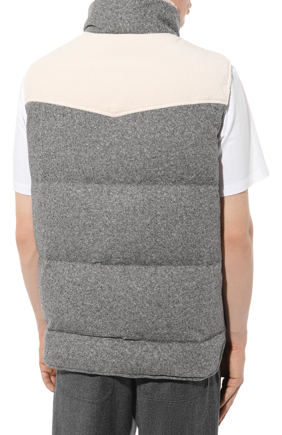 Пуховый жилет BRUNELLO CUCINELLI, арт. MQ4651942, фото 4