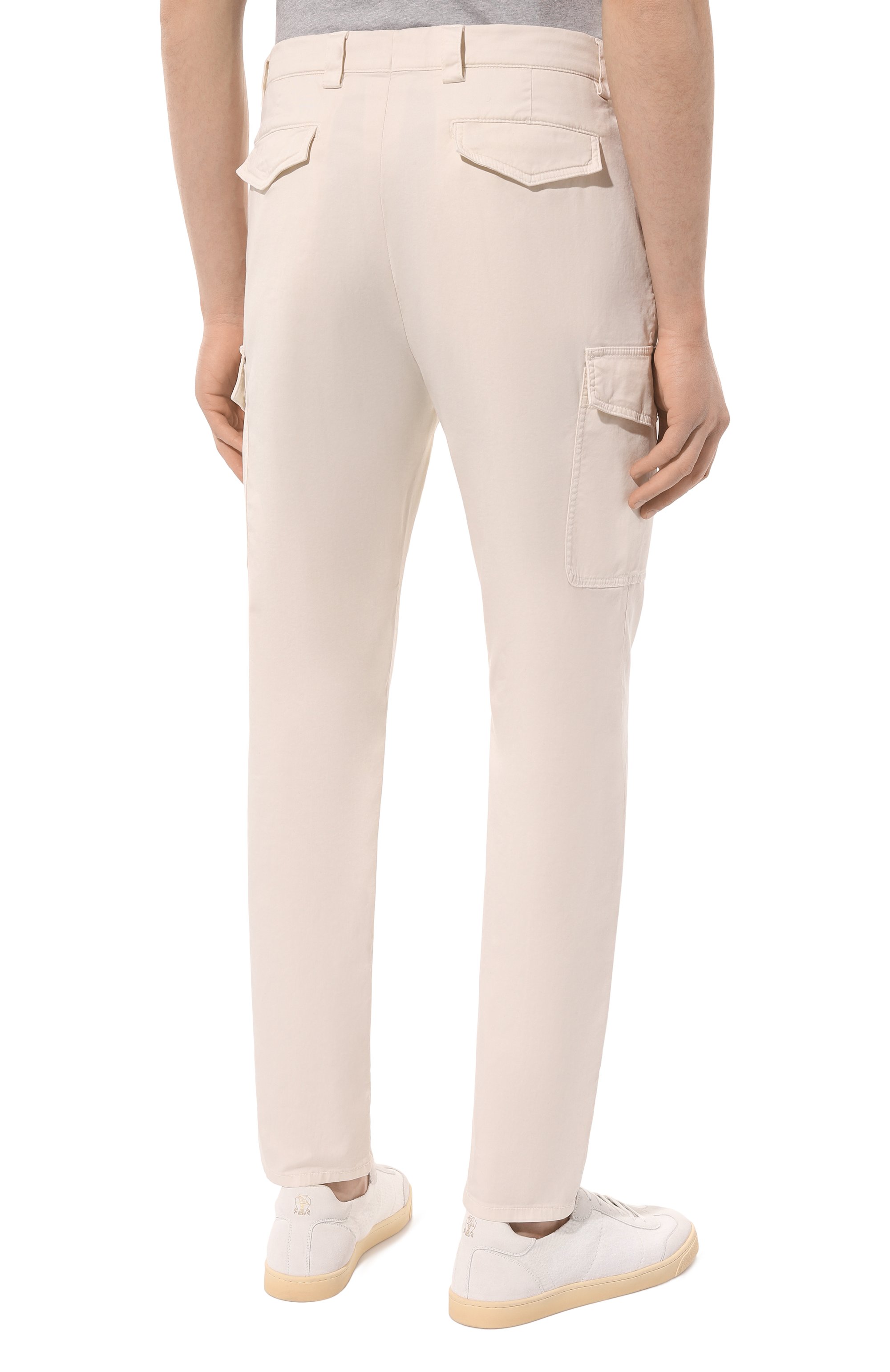 Хлопковые брюки-карго BRUNELLO CUCINELLI, арт. M289LE1890, фото 4