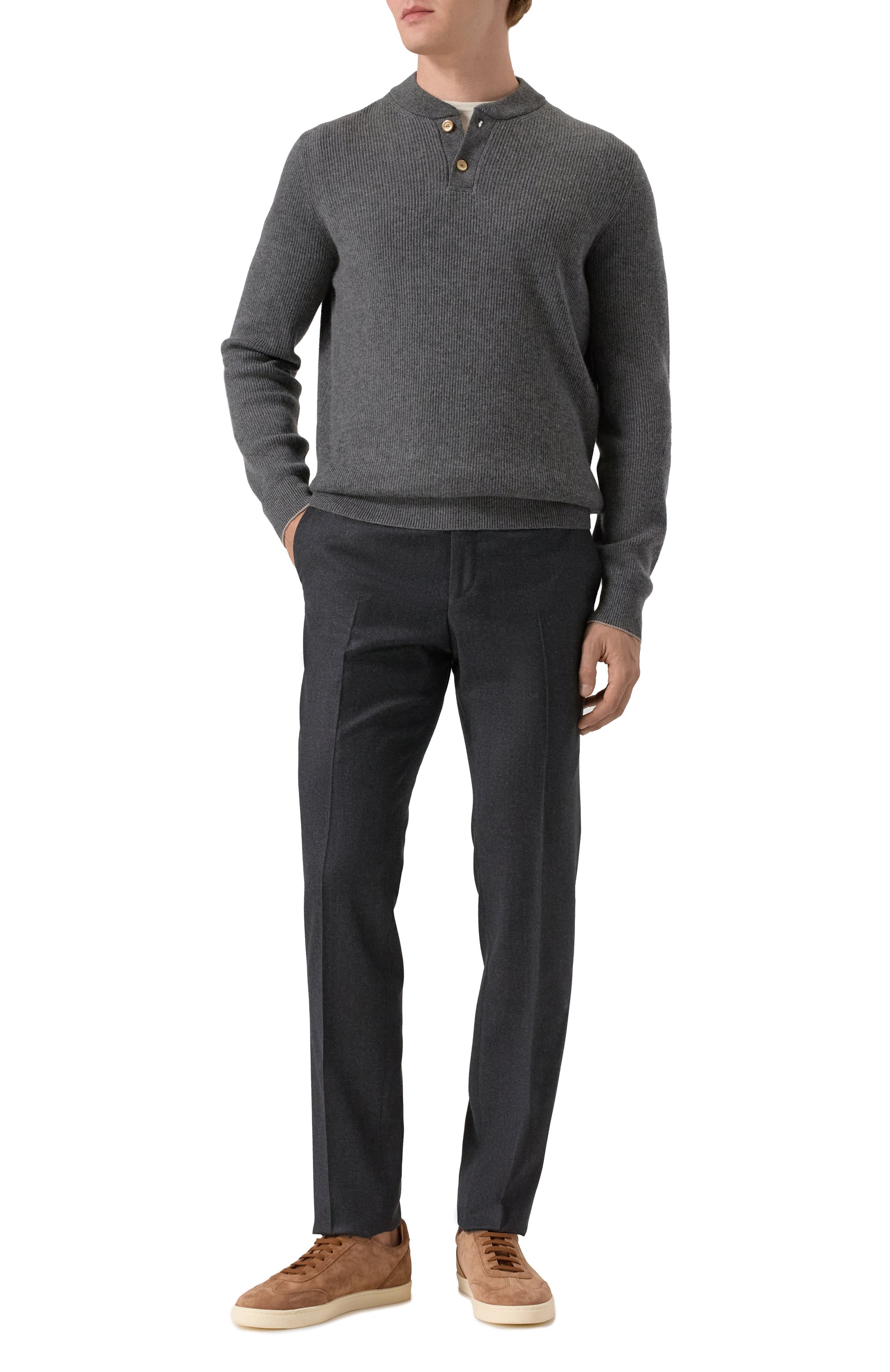 Кашемировый джемпер BRUNELLO CUCINELLI, арт. M2229551, фото 2