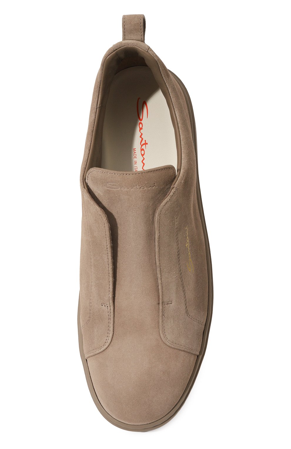 Замшевые кеды cleanic SANTONI, арт. MBCG21995TARTSEY, фото 6