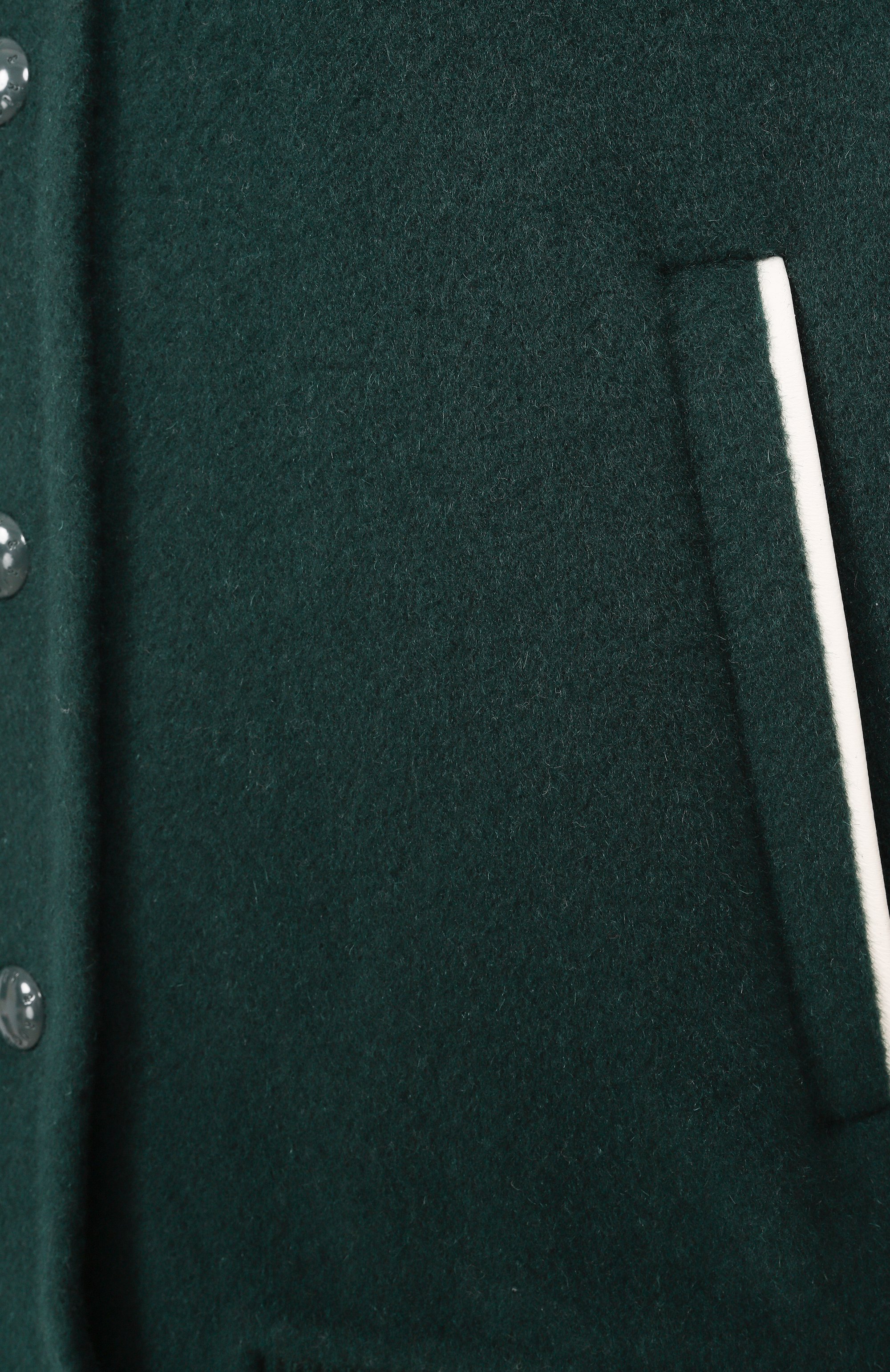 Бомбер из шерсти и кашемира SPORTY AND RICH, арт. 0W029606241GR10, фото 6