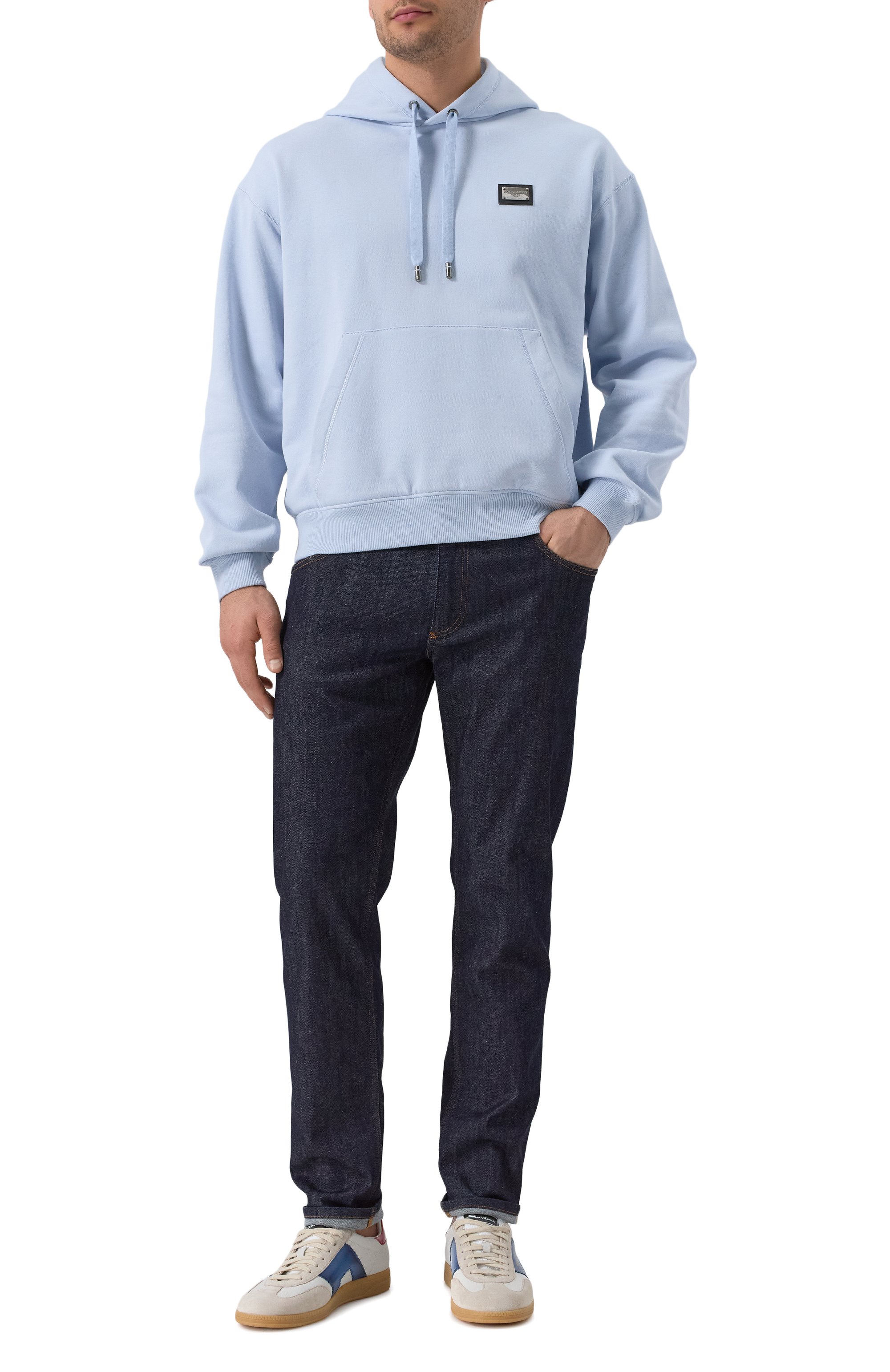 Кожаные кеды dbs oly SANTONI, арт. MBPG21965FARCN0C, фото 2