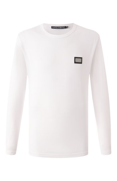 Мужская хлопковый лонгслив DOLCE & GABBANA, арт. G8PV0T/G7F2I