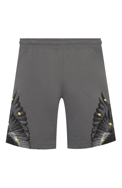 Хлопковые шорты MARCELO BURLON KIDS OF MILAN, арт. 21E/B/MB/3207/0020/2-6Y, фото 2