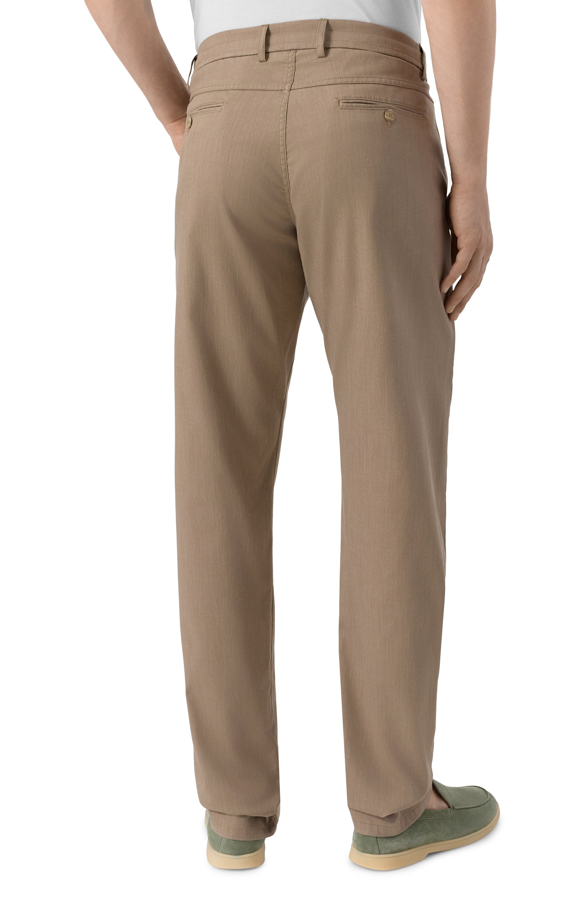 Брюки из лиоцелла и хлопка CANALI, арт. V1659/AV04338, фото 4