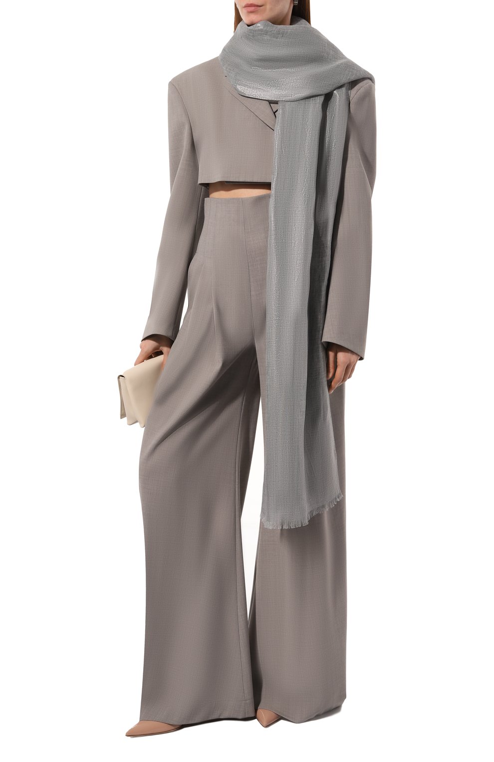 Льняной палантин BRUNELLO CUCINELLI, арт. MSCDAB1360, фото 2