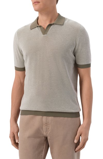 Хлопковое поло GRAN SASSO, арт. 57155/26901, фото 3