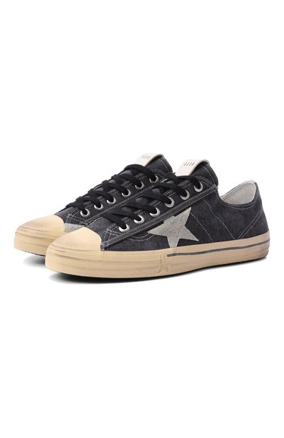 Мужские комбинированные кеды v-star GOLDEN GOOSE DELUXE BRAND, арт. GMF00129.F003088