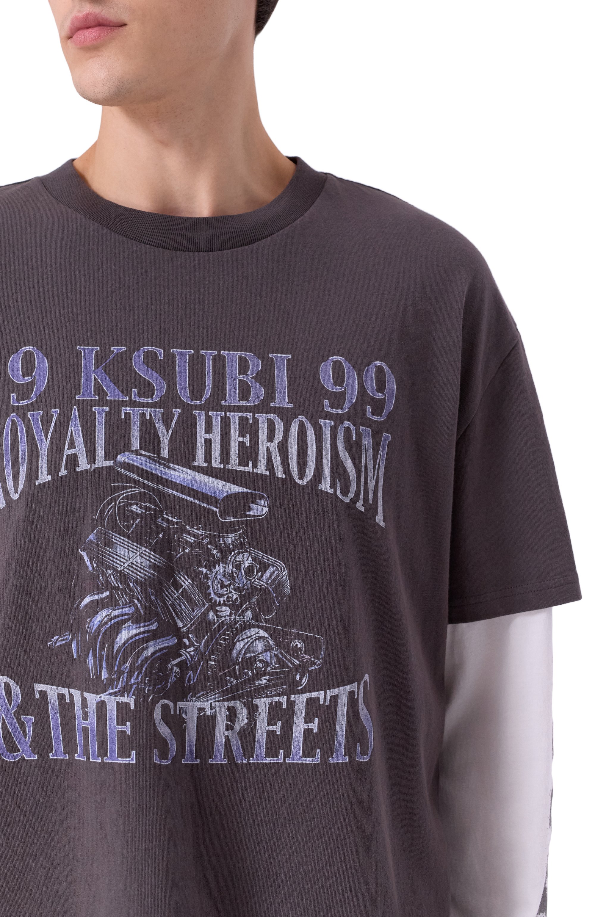 Хлопковый лонгслив KSUBI, арт. MPF25TE015, фото 5