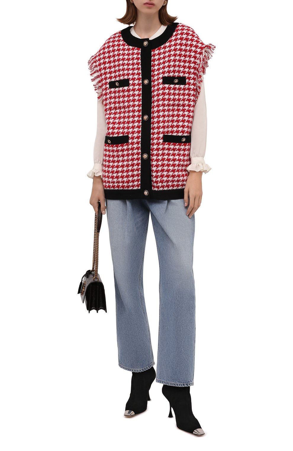 Жилет botrois x tsum BOTROIS красного цвета по цене 24900 руб., арт. SKU00000160, фото 2 Жилет botrois x tsum BOTROIS, арт. SKU00000160, фото 2