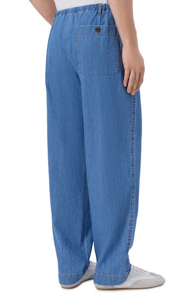 Джинсы DRIES VAN NOTEN голубого цвета по цене 61800 руб., арт. 020908/3386, фото 4 Джинсы DRIES VAN NOTEN, арт. 020908/3386, фото 4