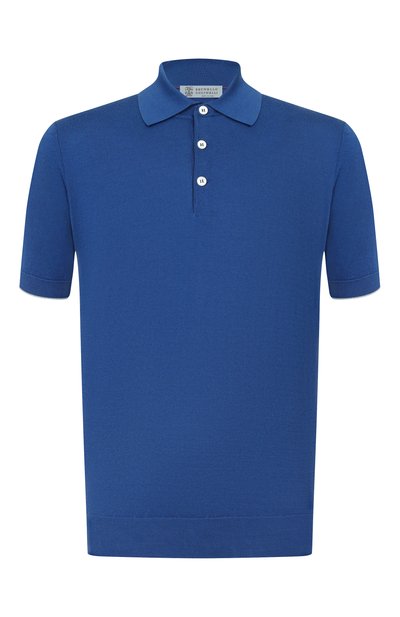 Мужская хлопковое поло BRUNELLO CUCINELLI, арт. M29800125