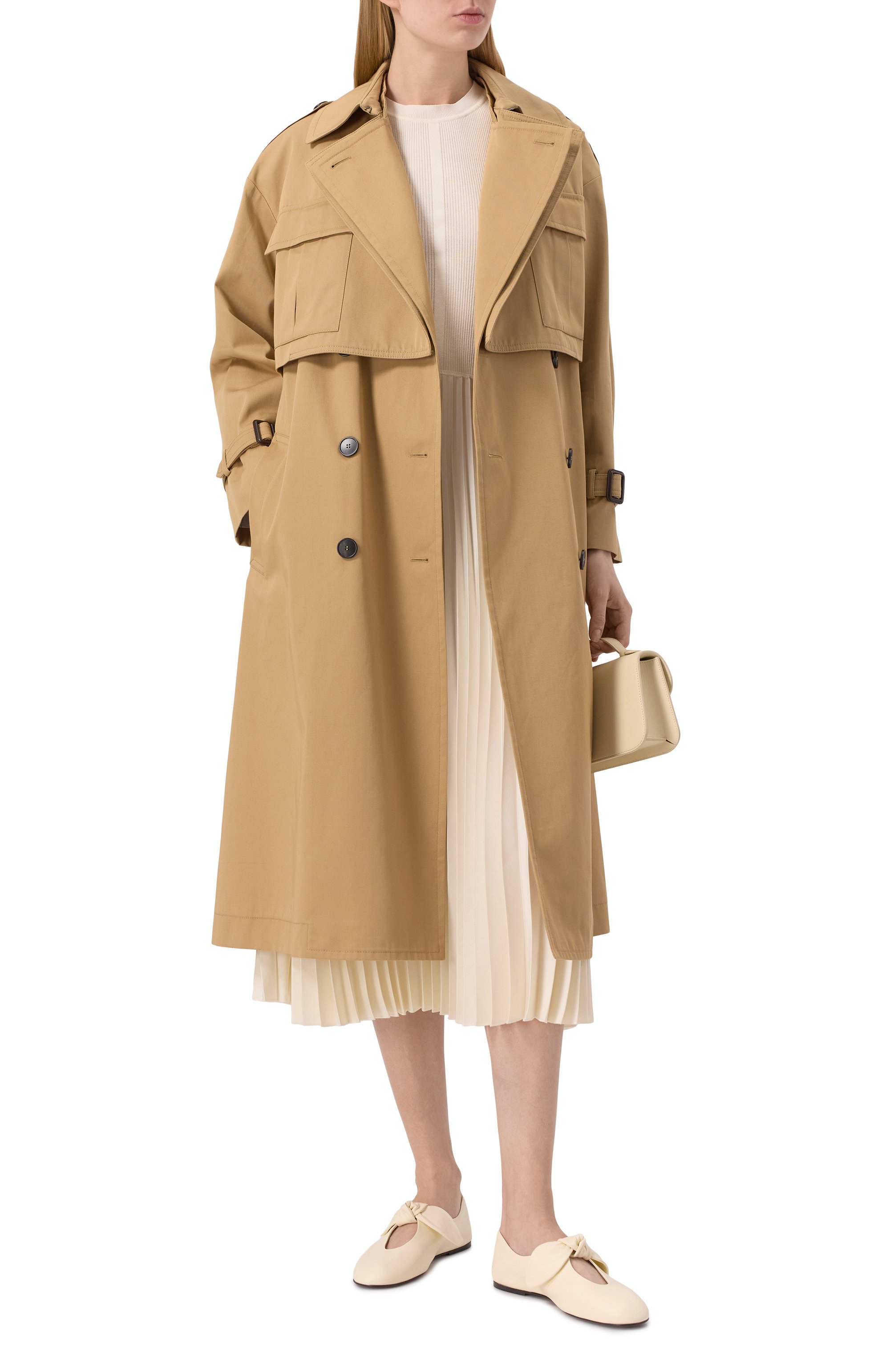 Хлопковый тренч WEEKEND MAX MARA, арт. VIVETTA, фото 2