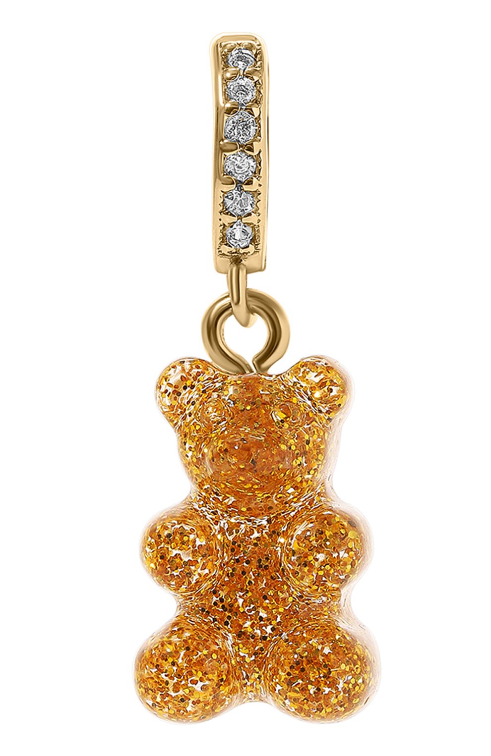 Моносерьга CRYSTAL HAZE, арт. N0STALGIA BEAR H00P, фото 1