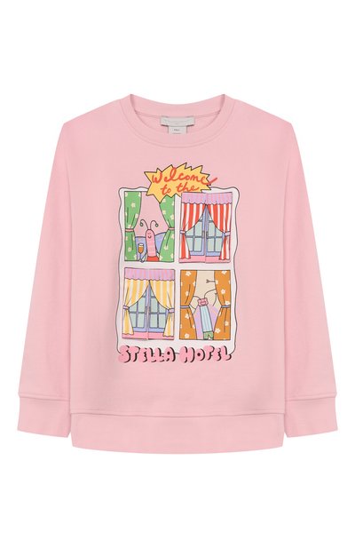 Хлопковый свитшот STELLA MCCARTNEY, арт. TY4A10