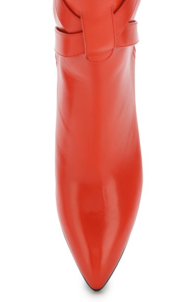 Кожаные ботильоны на фигурном каблуке BOTTEGA VENETA, арт. 533047/VX190, фото 5