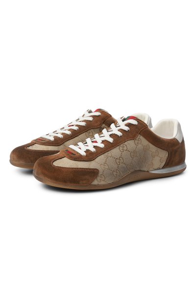 Мужские комбинированные кеды shift GUCCI, арт. 857018/AAF1X