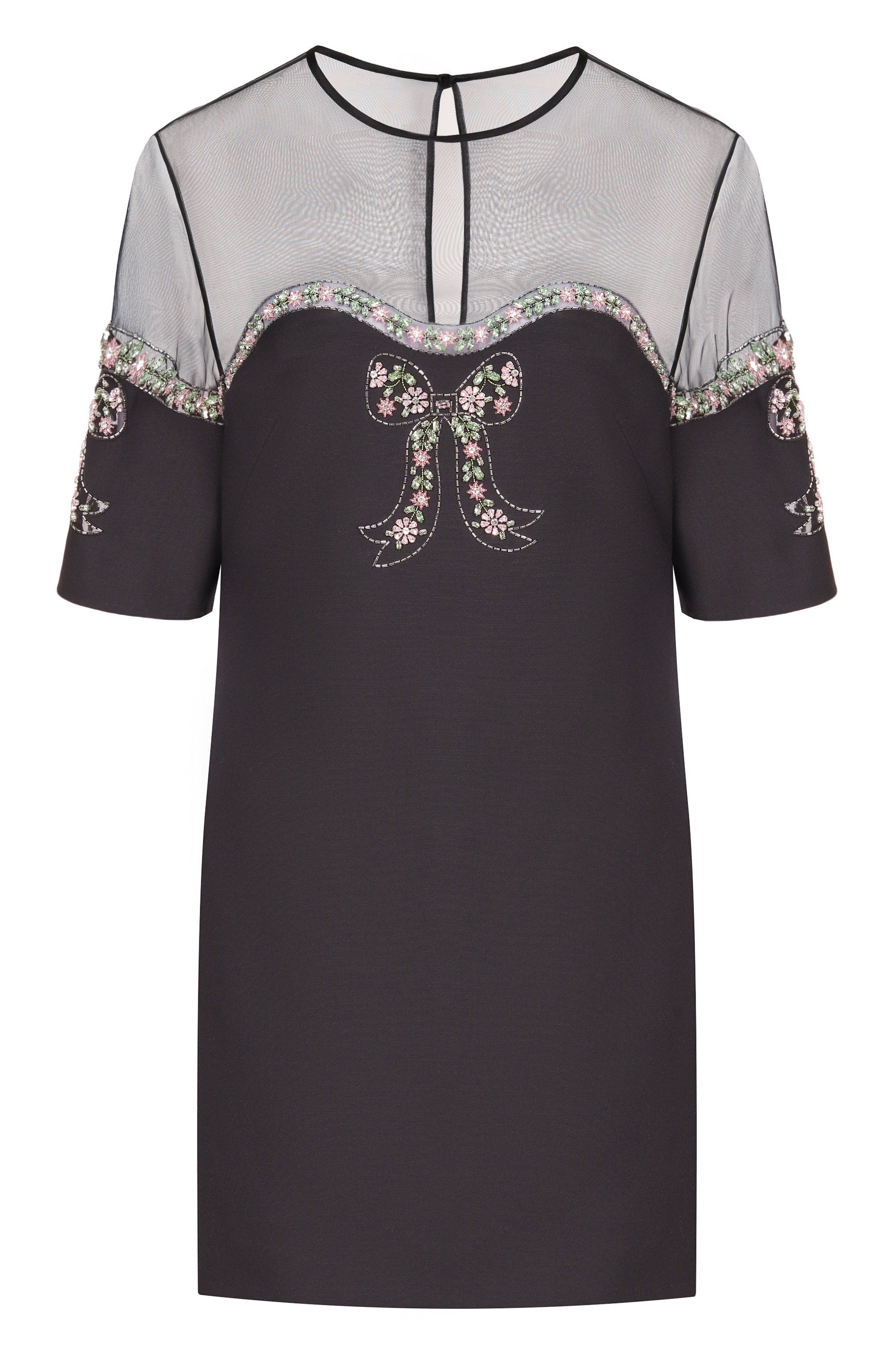 Платье из шерсти и шелка VALENTINO, арт. 8B3VAHD0/1CF, фото 1