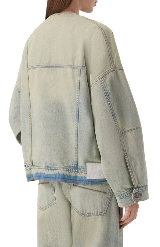 Джинсовая куртка Isabel Benenato DW51MS26 Голубой  DW51MS26 Фото 4