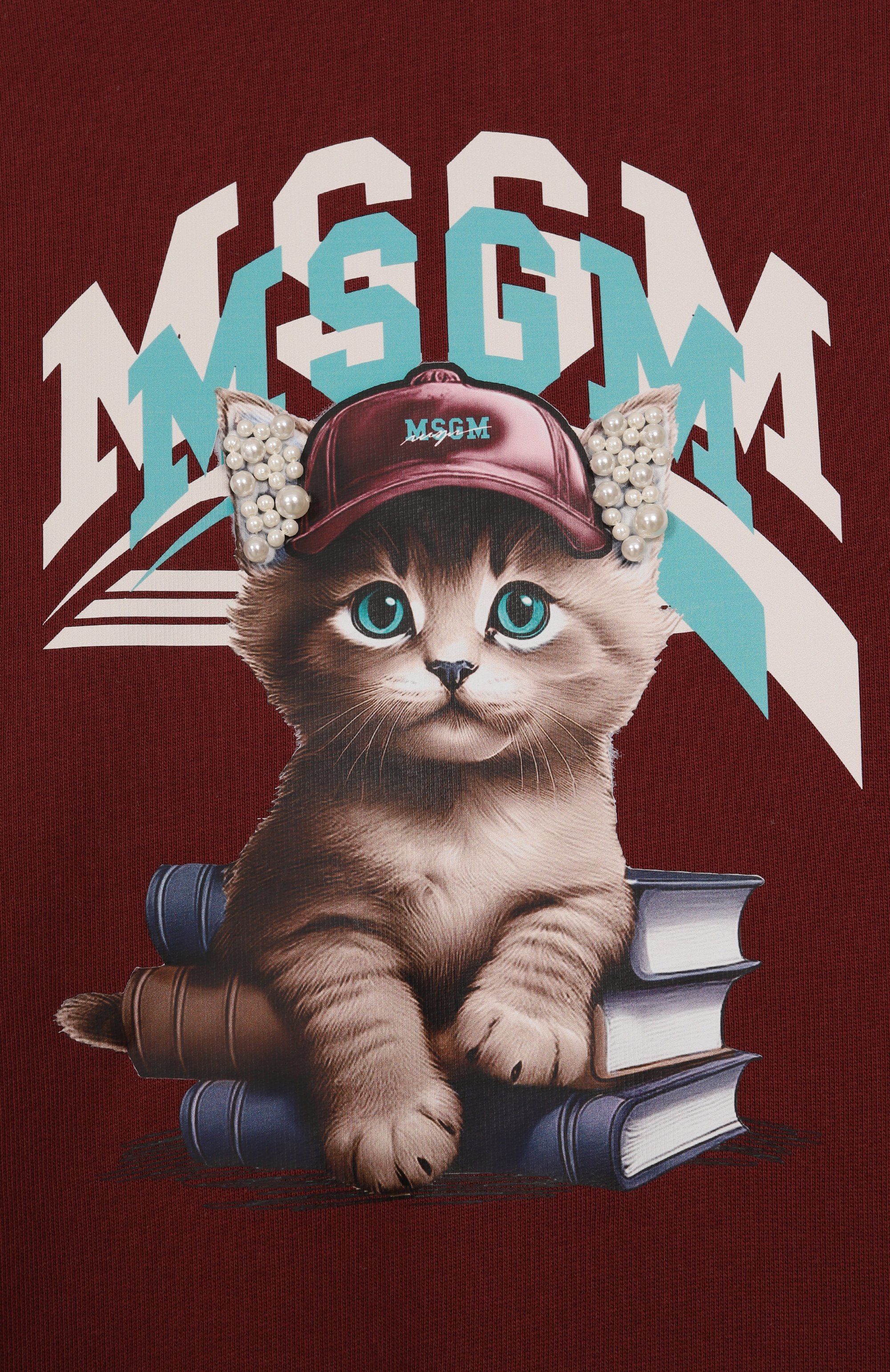 Хлопковый свитшот MSGM KIDS, арт. F5MSJGSW125, фото 3