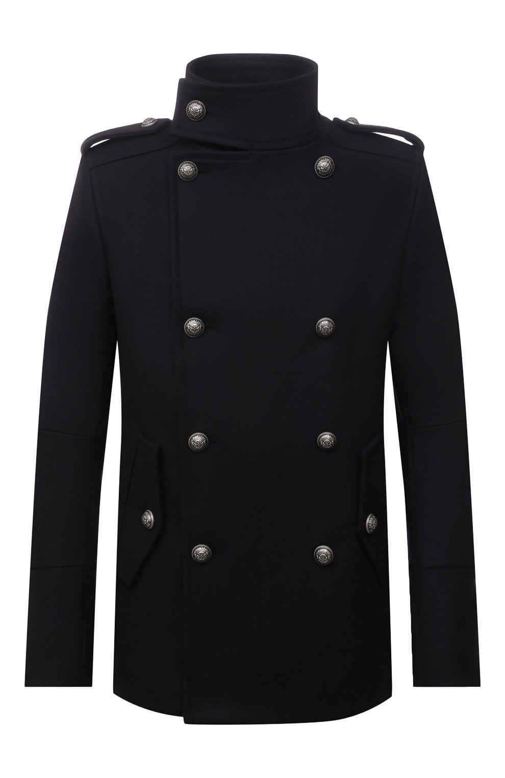 Шерстяной бушлат BALMAIN, арт. WH1UC030/W115, фото 1