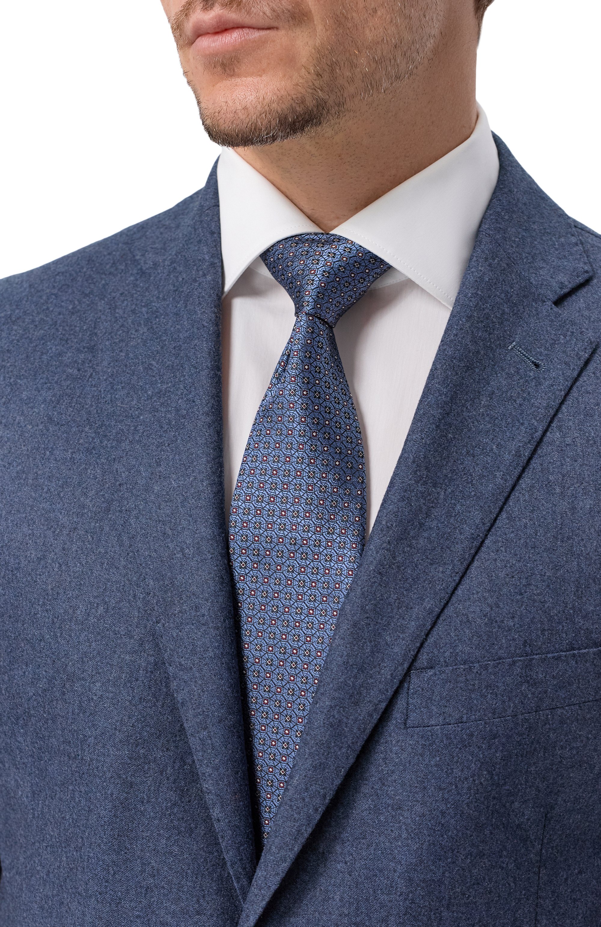 Шелковый галстук CANALI, арт. 18/HJ04494, фото 2