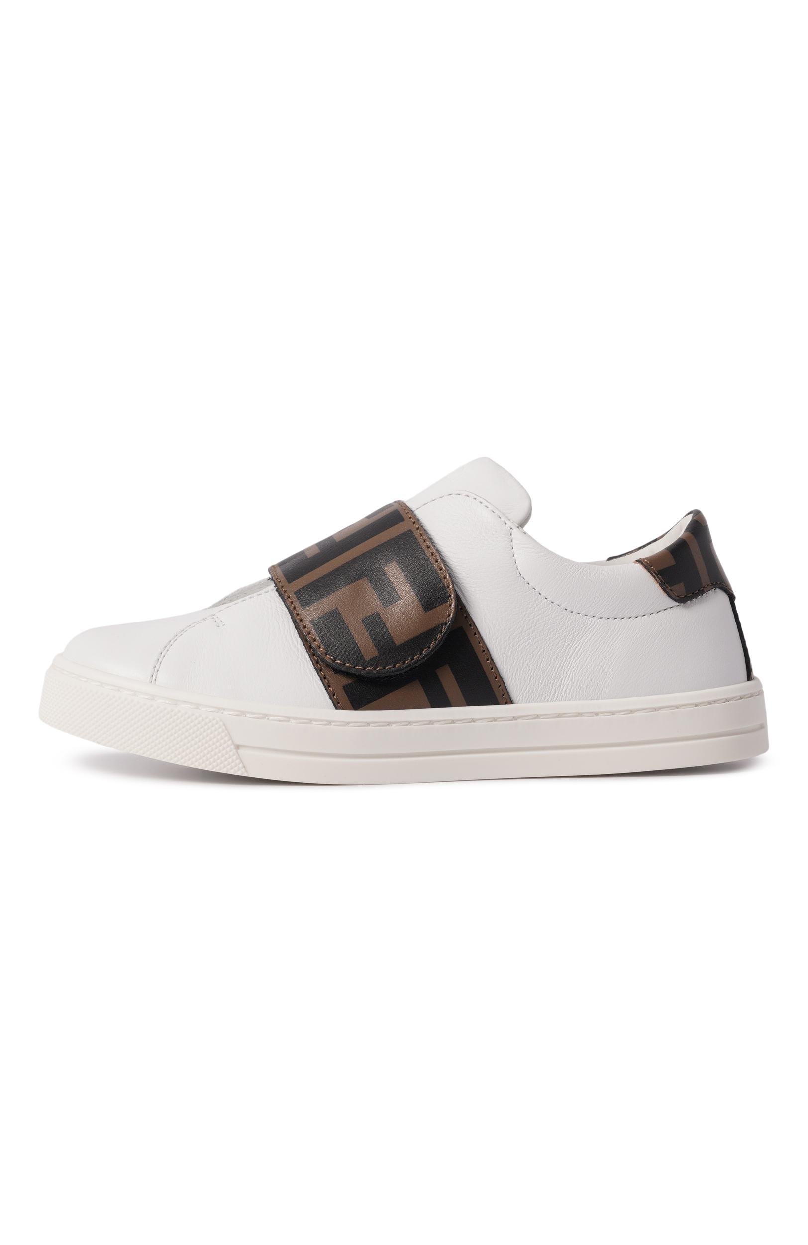 Кожаные кеды FENDI, арт. JMR325/A7N4_001, фото 2