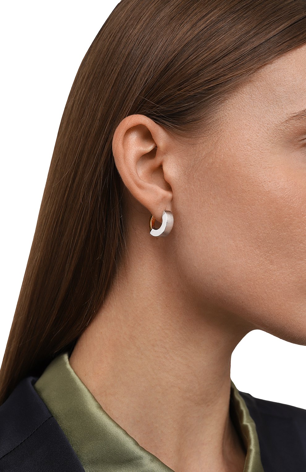 Серьги NUMBERING, арт. 7116/RH0DIUM/G0LD, фото 2