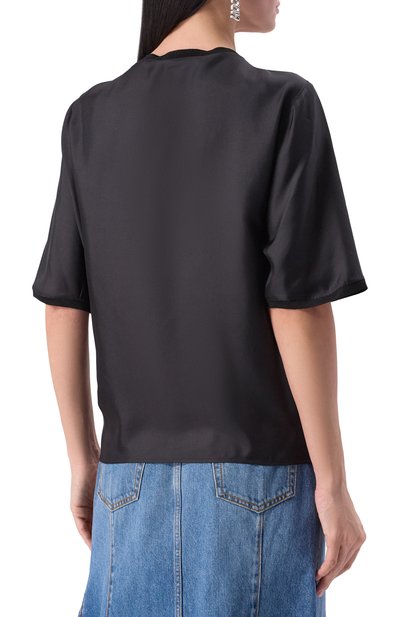 Шелковый топ DSQUARED2, арт. S75NC1108/D35139, фото 4