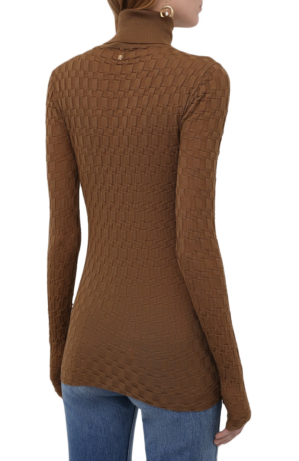 Шерстяная водолазка VERSACE, арт. 1001093/1A00880, фото 4